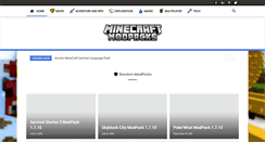 Desktop Screenshot of minecraftmodpacks.net