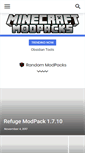 Mobile Screenshot of minecraftmodpacks.net
